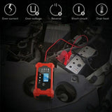 Battery Repair LCD Display 6A 12V Intelligent Car Battery Charger Car and Motorcycle Battery Charging Unit Lead-Acid Car Batt