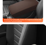 Suede Leather Armrest Cover for Honda CR-V 2023