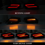 Rear Bumper Reflector Light for Toyota Vios 2008-2013 Car Interior Accessory MAGIC COLORM