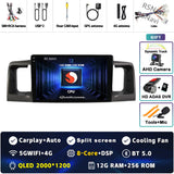 9-Inch 2K Android 15 Head Unit for Toyota Corolla 2000–2004