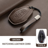 Leather Car Remote Key Case Cover For Chery Jetour X70 X70m X70plus X90plus X95pro X95 Plus Key Bag Protecter Keychain Shell