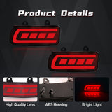 LED Rear Bumper Light Dynamic Turn Signal for Honda CRV 2015-2016 LED Ambient Light MAGIC COLORM