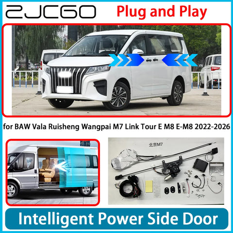 Automatic Power Sliding Door Retrofit Kit for BAW M7 M8 2022-2026 Car Interior Accessory ZJCGO