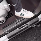 Rear Trunk Bumper Guard Cover Sticker Boot Plate For Zeekr 7X 2025 2026 Car Protector ABS Carbon fiber Decoration Accessories