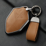 Metal and Leather Car Key Case Cover For Changan DEEPAL S7 SL03 2022 2023 2024 Car Key Case Protect Fob