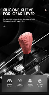 Car Silicone Gear Shift Knob Cover For Accord / Civic / Crider Anti-Slip Lever Shifter Boot Interior Premium Tuning Accessori