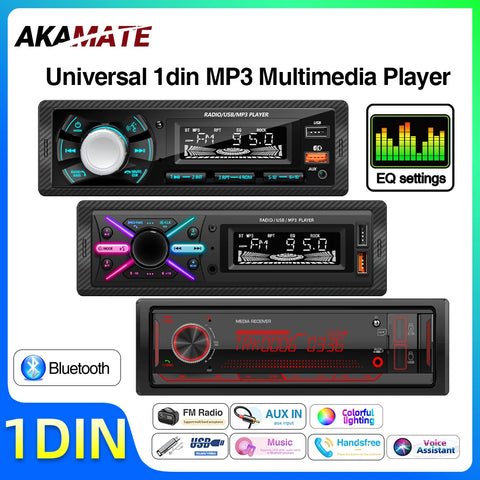 1Din Bluetooth MP3 Car Radio with LCD Universal Android Head Unit OEM