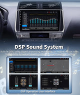 2K Android 15 Multimedia Head Unit for Toyota Prado 2018-2020