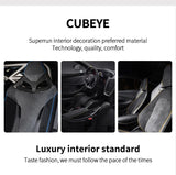 For BMW X3 G45 (2025-) Car Rear Seats Armrest Box Charging Panel Mat Trim Stickers Made of Alcantara Tuning Interior Accessories