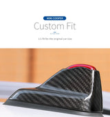 Real Carbon Fiber Shark Fin Antenna for MINI COOPER