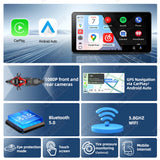 6 Inch Motorcycle GPS DVR with Quick Release Bracket Android Head Unit AKAMATE