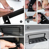 Aluminum Tailgate Organizer Rack for Suzuki Jimny 2010-2025 Car Interior Accessory HEBE