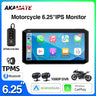 6.25" Motorcycle Monitor with BSD Blind Spot Alert