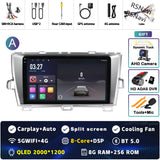 Android 15 Multimedia Navigation System for Toyota Prius 2009–2015