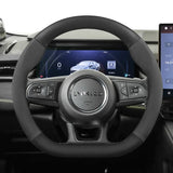 Suede Matte Carbon Fiber Cover for Lynk & Co 01 Car Interior Accessory Hocasen