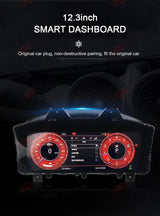 Digital LCD Instrument Cluster for Jaguar XF 2010–2020
