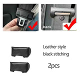 Leather Seat Belt Buckle Protectors Universal Fit