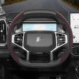 Snap-On Suede Steering Wheel Cover for Jetour X70