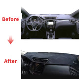 Custom Fit Dashboard Cover Pad for Nissan Qashqai J11 2014-2020 Dashboard Mat CATUSIKI