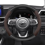 Suede Carbon Wheel Cover for Perodua Myvi Axia