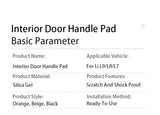 For Li Lixiang L7 L8 L9 2022-2023 Car Door Inner Handle Door Bowl Storage Pad Anti-scratch Protection Pad