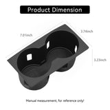 BYD Tang L 2025 Center Console Cup Holder Storage Box Anti-Slip Shock-Absorbing Traying Accessories TPE BLACK Car Interior Ac