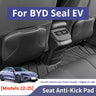 For BYD Seal EV Rear Seat Anti-Kick Pad Storage Bag Leather Seat Back Protective Mat Organizer Anti Rub Accessories 2022-2025