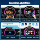 Wireless CarPlay Android Auto Decoder for Mini Cooper 2011–2018 CarPlay Retrofit Module AUTOTOP