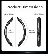 Carbon Fiber Steering Wheel Cover for Cupra Models