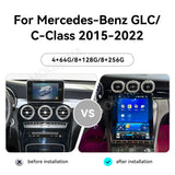 Android 15 GPS Navigation Head Unit for Mercedes Benz GLC C Class Android Head Unit Aotsr