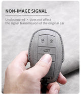 Car Key Cover For Bentley Bentayga 2017-2021 2AHMV-YK1 Leather Car Key Case Cover For Bentley Car Key Cover OEM
