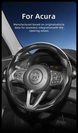 Carbon Fiber Wheel Cover for Acura MDX RDX TLX Car Interior Accessory Hocasen