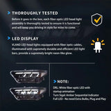 LED Headlights Sequential Signal for Mustang 2015