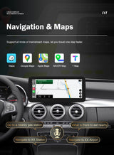 12.3 Inch Wireless CarPlay Screen for Mercedes-Benz C Class 2015