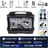 Android 15 2K Multimedia Navigation for Kia Sportage 3 2010-2016