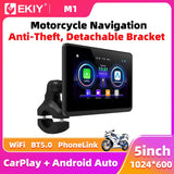 CarPlay GPS Screen HD Wireless for Universal Motorcycles CarPlay Adapter EKIY