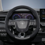 Premium Suede Snap-On Cover for Toyota Steering