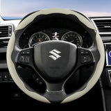Breathable Leather Steering Wheel Cover for Suzuki