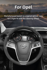 Segmented Suede Wheel Cover for Opel Astra/Corsa/Vectra Car Interior Accessory Hocasen