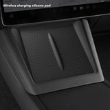 Armrest Upper and Lower Flocking Storage Box Watercup Holder Camera Cover