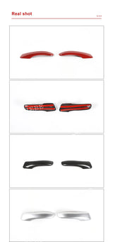 Door Handle Trim Carbon Fiber for Chrysler 300C Dodge Charger Car Interior Accessory HEBE