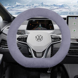 Warm Plush Steering Wheel Cover for Volkswagen Models