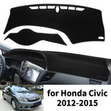Dashboard Mat Sun Protection Pad for Honda Civic 9th 2012–2015 Dashboard Mat OEM