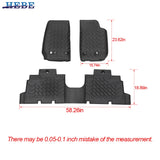 TPE Waterproof Floor Mats & Liner for Jeep Wrangler JK Car Interior Accessory HEBE
