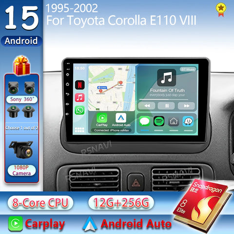 Android 15 Multimedia Navigation System for Toyota Corolla Android Head Unit RSNAVI