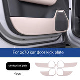 Scratch Resistant Door Threshold for Volvo XC70 Car Interior Accessory LINGLUYANG Cardamom Brown 1