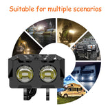 Motorcycle Car LED Work Light Auxiliary Spotlight Off Road Headlight Driving Fog Lamp Universal Front Headlamp For ATV Truck