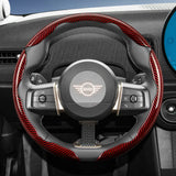 Steering Wheel Cover Carbon Fiber for Mini Cooper