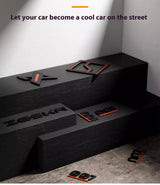 For ZEEKR 001/X/007/7X Zeekr001 Car Badge Modification Blackened Tail Logo Sporty Modified Letters Car Interior Accessory OEM