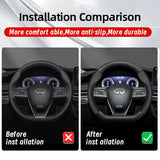 Matte Carbon Fiber Texture Cover for Infiniti Q50 Car Interior Accessory Hocasen